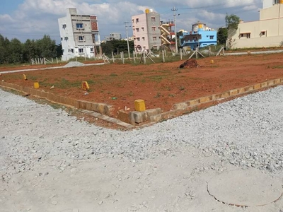 1200 sq ft East facing Plot for sale at Rs 51.61 lacs in Project in Chandapura, Bangalore