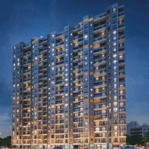 695 sq ft 1 BHK 1T West facing Apartment for sale at Rs 48.00 lacs in Gurukrupa Guru Atman 11th floor in Kalyan West, Mumbai