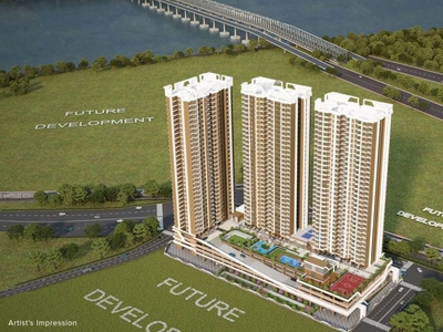 923 sq ft 3 BHK Apartment for sale at Rs 1.60 crore in Dosti Dosti Tulip Dosti West County in Thane West, Mumbai