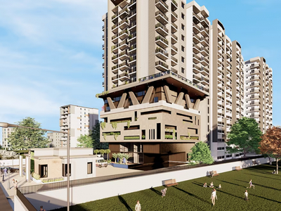970 sq ft 2 BHK 1T East facing Apartment for sale at Rs 45.00 lacs in DS Max Sky Samurai in Kacharakanahalli, Bangalore