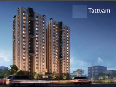 1038 sq ft 2 BHK 2T Apartment for sale at Rs 90.31 lacs in Eden Tattvam 13th floor in Ultadanga, Kolkata