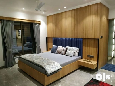 Wright Town Fully Furnished AC 1RK Flat Available With Balcony..
