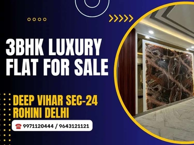 3Bhk Top Floor For Sale In Deep Vihar Sector-24 Rohini Delhi