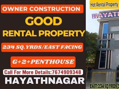 Hot Rental Property At Prime Location Hayathnagar