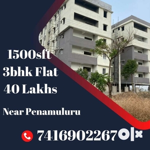 Penamuluru 3bhk Flats for sale