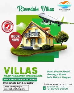 Residential Villas With Registered Land Near Bagdogra Airport