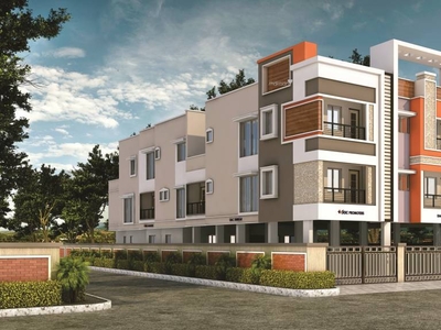 1171 sq ft 2 BHK Completed property Apartment for sale at Rs 93.27 lacs in DAC Shrikar in East Tambaram, Chennai