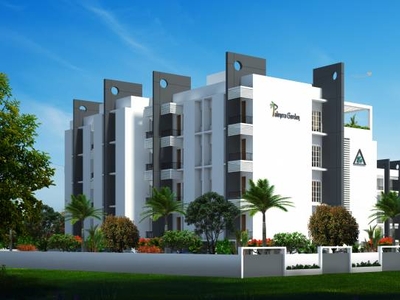 1338 sq ft 2 BHK Completed property Apartment for sale at Rs 86.97 lacs in Elegant Palmera Garden in Thoraipakkam OMR, Chennai