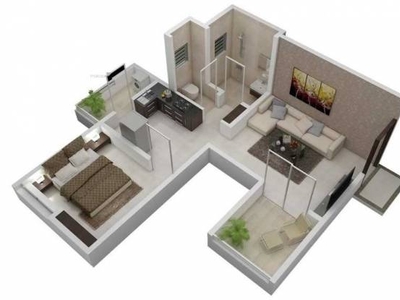 622 sq ft 1 BHK 1T Apartment for rent in Sai Rachana Sanskruti at Wagholi, Pune by Agent Narsing A musale