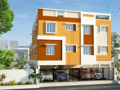 850 sq ft 2 BHK Under Construction property Apartment for sale at Rs 38.25 lacs in Bharathi Sai Oaks in Pammal, Chennai