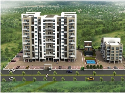 852 sq ft 2 BHK 2T Apartment for rent in RSG Durvankur Residency at Wagholi, Pune by Agent Narsing A musale