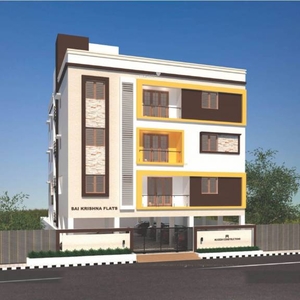 1255 sq ft 3 BHK Launch property Apartment for sale at Rs 1.00 crore in Green Sai Krishna Flats in Valasaravakkam, Chennai