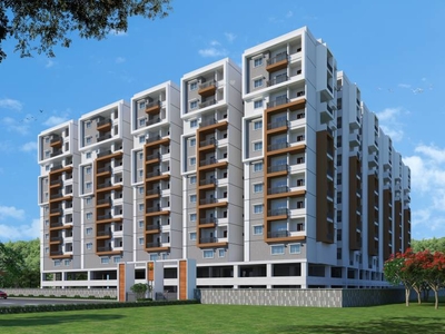 1296 sq ft 2 BHK Under Construction property Apartment for sale at Rs 84.24 lacs in Anuhar Gautami Heights in Miyapur, Hyderabad