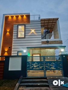 1400Sft East Facing 3bhk Duplex House for Sale in Gated Community