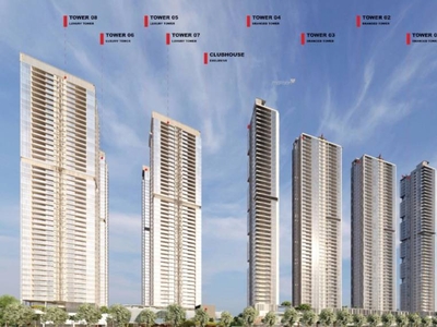 14099 sq ft 5 BHK Launch property Apartment for sale at Rs 15.51 crore in Vamsiram Manhattan in Khajiguda, Hyderabad
