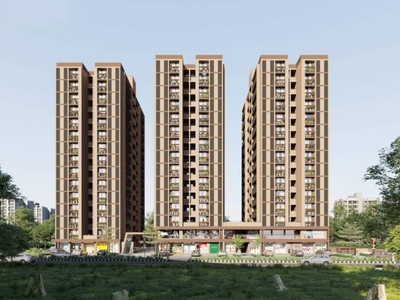 851 sq ft 3 BHK Apartment for sale at Rs 64.68 lacs in Divyajyot Sarang Sky in Khodiyar, Ahmedabad