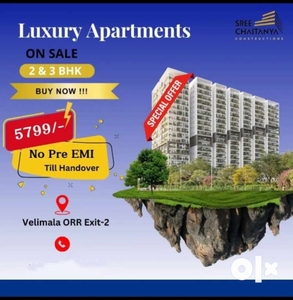 G+17 FLOOR'S LUXURIOUS GATED PROJECT [ LOCATION:- KOLLUR , EXIT-2]