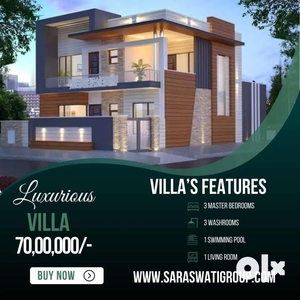 Get your own 3BHK spacious villa at a very premium location