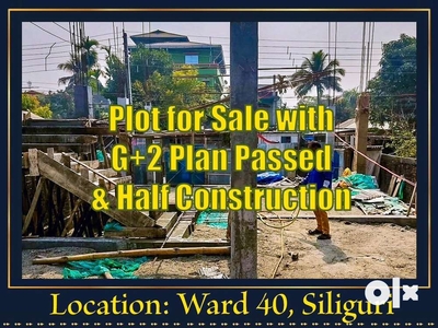 Residential Plot for Sale with G+2 Plan passed & Half Construction