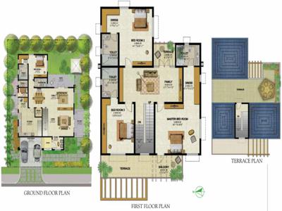 4707 sq ft 4 BHK 5T Completed property Villa for sale at Rs 4.38 crore in Prestige Royal Woods in Kismatpur, Hyderabad