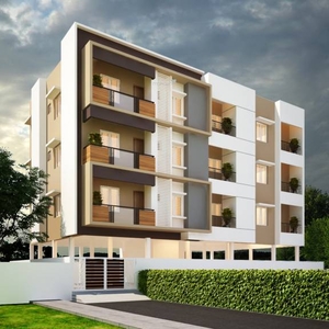 1044 sq ft 2 BHK Apartment for sale at Rs 67.86 lacs in Sai Guru Krupa Flats in Chromepet, Chennai