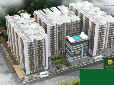 1268 sq ft 2 BHK Under Construction property Apartment for sale at Rs 1.08 crore in Lakshmi Cadillac in Kondapur, Hyderabad