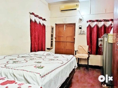 1RK AC FURNISHED FLAT RENT in Bijoygarh. Couple Friendly. Single Room