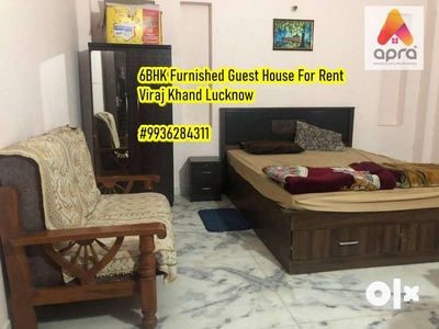 6BHK Furnished Guest House For Rent