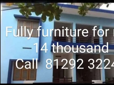 Fully furnished flat for rent only 14 thousand