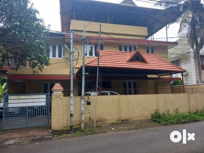 Ground floor of a house for rent near Tripunithura Metro Station