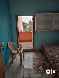 Single room with attached toilet with furniture