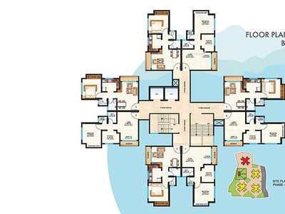 1050 sq ft 2 BHK 2T NorthEast facing Apartment for sale at Rs 90.00 lacs in Raunak Unnathi Woods Phase VIII in Thane West, Mumbai