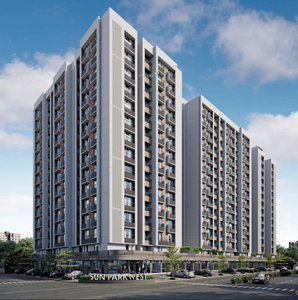 1290 sq ft 2 BHK 2T Apartment for sale at Rs 43.22 lacs in Sun Parkwest in Shela, Ahmedabad