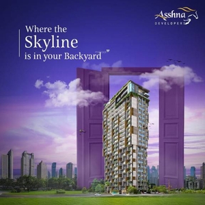 1350 sq ft 3 BHK 3T Apartment for sale at Rs 4.39 crore in Asshna Seabliss in Andheri West, Mumbai