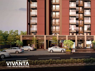1550 sq ft 3 BHK 2T Launch property Apartment for sale at Rs 80.27 lacs in A Shridhar Kaveri Soham Vivanta in Bopal, Ahmedabad