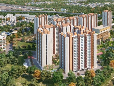 287 sq ft 1 BHK Apartment for sale at Rs 32.00 lacs in Dosti Greater Thane Sector 3A Cluster 2 Phase 1 in Bhiwandi, Mumbai