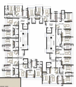 426 sq ft 1 BHK 2T Apartment for sale at Rs 1.29 crore in Romell Orbis in Andheri East, Mumbai