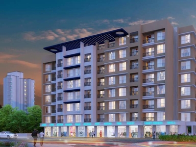 467 sq ft 1 BHK 2T Apartment for sale at Rs 47.00 lacs in Ace Courtyard in Thane West, Mumbai