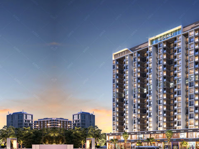 500 sq ft 1 BHK 2T Apartment for sale at Rs 40.00 lacs in Ekdant 9 Meraki in Panvel, Mumbai