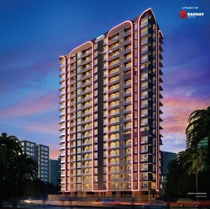 550 sq ft 1 BHK 2T East facing Launch property Apartment for sale at Rs 100.00 lacs in Raghav Parijat in Kurla, Mumbai