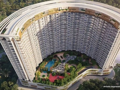 617 sq ft 1 BHK 1T Apartment for sale at Rs 43.69 lacs in Metrosatyam Metro Satyam Queens Necklace in Kharghar, Mumbai