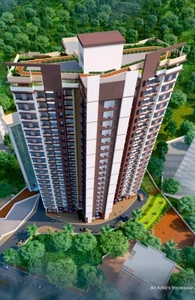 642 sq ft 1 BHK 2T Apartment for sale at Rs 54.90 lacs in Vedant Sumeet Elite in Thane West, Mumbai