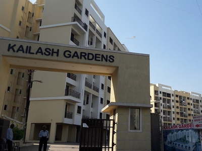 670 sq ft 1 BHK 2T West facing Apartment for sale at Rs 44.49 lacs in Laxmi Kailash Garden in Kalyan West, Mumbai