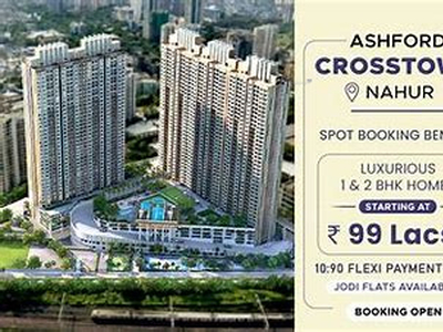 700 sq ft 2 BHK 2T Apartment for sale at Rs 1.62 crore in Ashford Regal Cross Town in Bhandup West, Mumbai