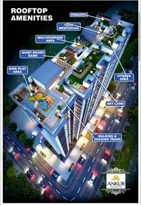 730 sq ft 1 BHK 2T NorthEast facing Apartment for sale at Rs 37.25 lacs in Ankur Grandeur in Nala Sopara, Mumbai