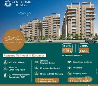2BHK flats for sale in Kardanur | Shreevatsavam by Good Time