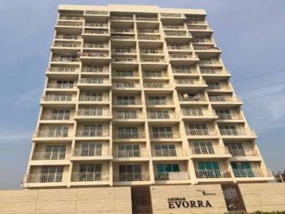 990 sq ft 2 BHK 2T West facing Apartment for sale at Rs 75.00 lacs in Akshar Evvora 2th floor in Dronagiri, Mumbai