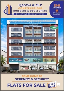 FLATS FOE SALE,EMI AVAILABLE,BEST OPPORTUNITY PRIME LOCATION, BOOK NOW