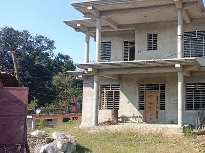 New duplex house with on road land . 12800000/-