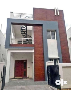 1400sft G+1 house in gated community 4bhk in gated community with loan